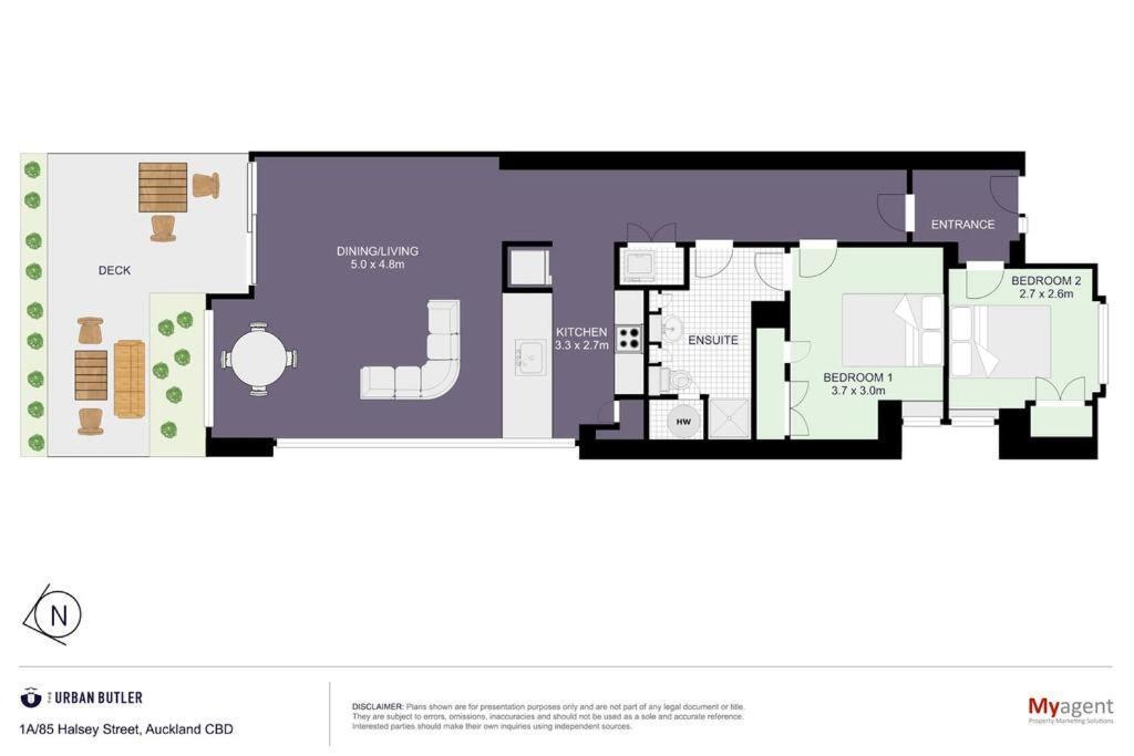 Elegant & Sunny Living With Stunning Marina Views Leilighet Auckland Eksteriør bilde